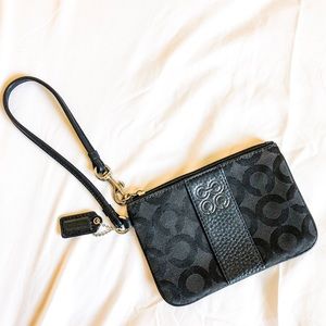 Black Coach Wristlet